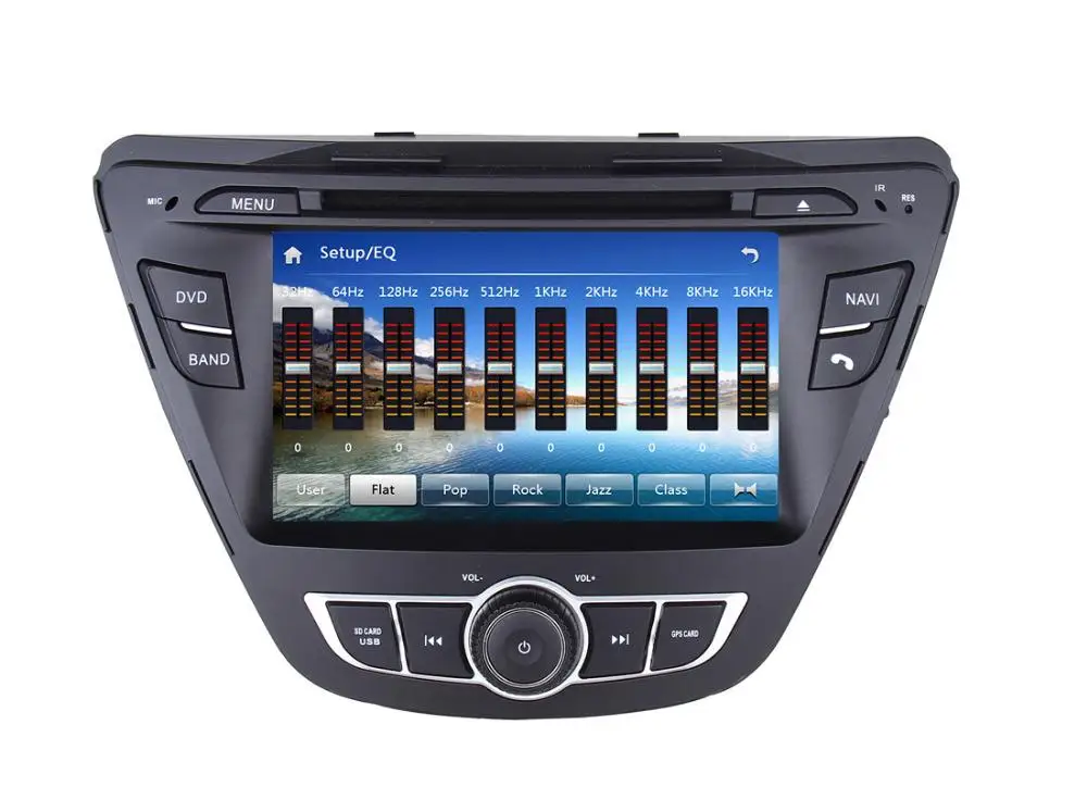 Sale 7" indash Car DVD player with GPS(optional),Audio Radio stereo,USB/SD,AUX,BT/TV,car multimedia headunit for Hyundai Elantra 2014 8