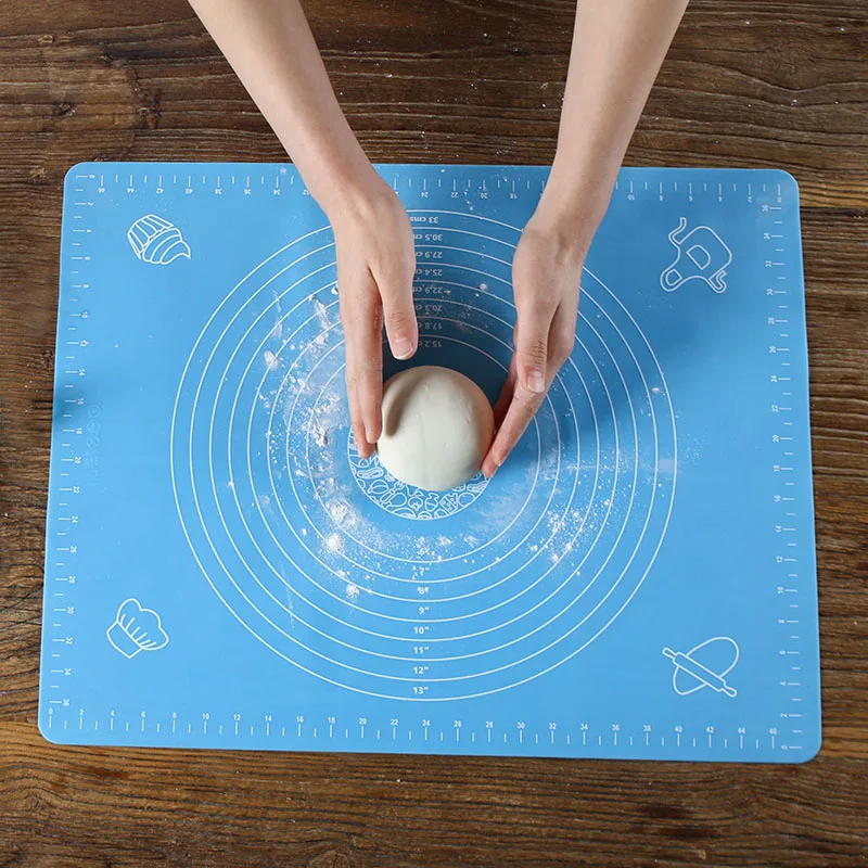 

High Temperature Silicone Kneading Mat Baking Tools Non-slip Panels Large Non Stick Chopping Board Thick Mats