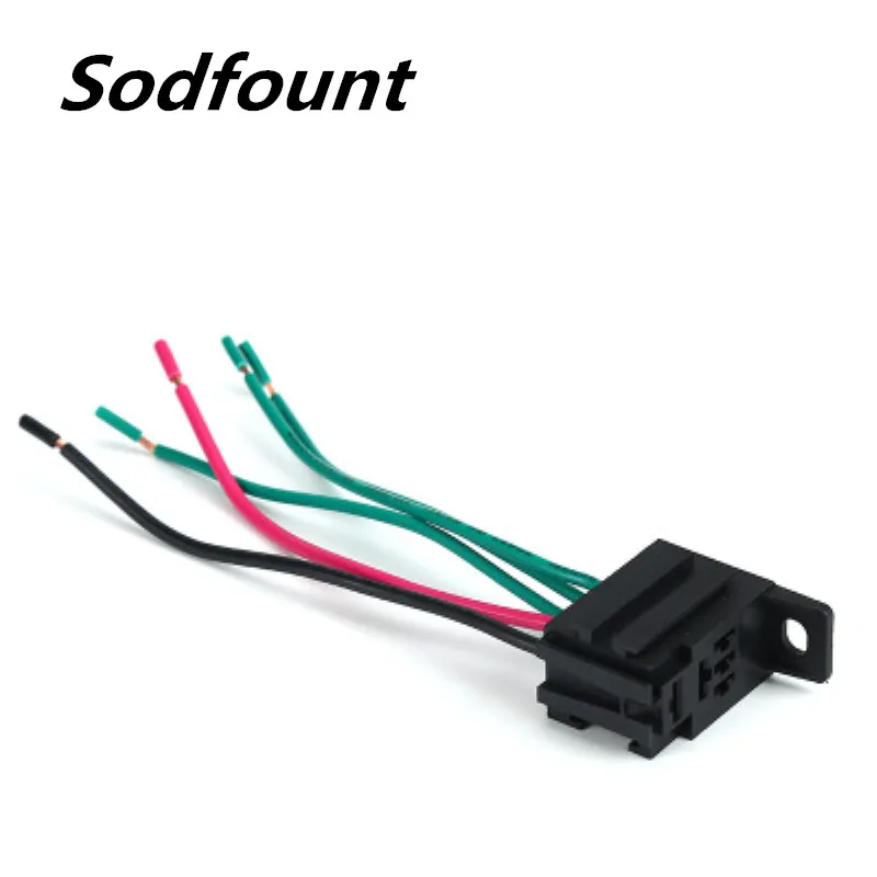 

Car Violet Relay Base with Line Universal Harness Socket Car Relay Harness