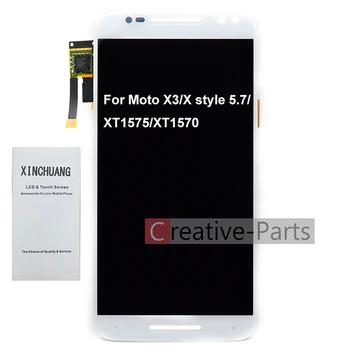 

Original LCD For Motorola X Style White Color XT1570 XT1575 With Touch Glass Digitizer Assembly Display Screen Replacement Part