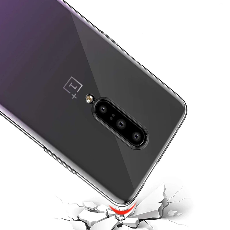 Чехол для oneplus 7 pro прозрачный мягкий силиконовый TPU ультра тонкий funda mofi задняя
