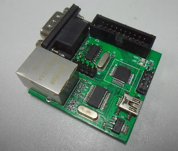 

Free Shipping! STM32F103C8T6 development board, Ethernet to serial, STM32F103 + Enc28j60 development board