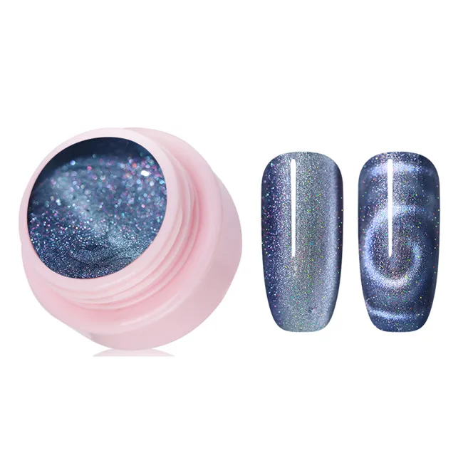 5ml Color 8 Ur Sugar 7,5 мл голографический Блеск Гель-лак для ногтей с эффектом «кошачий глаз» лак УФ Магнитный Гель-лак лазерные блестки гель лак замочить от маникюра - Цвет: 5ml Color 8