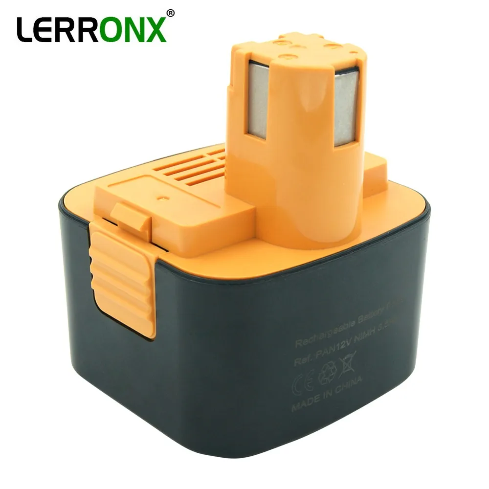 LERRONX ni mh аккумуляторная батарея 12V 3.5Ah Замена для электроинструмента Panasonic