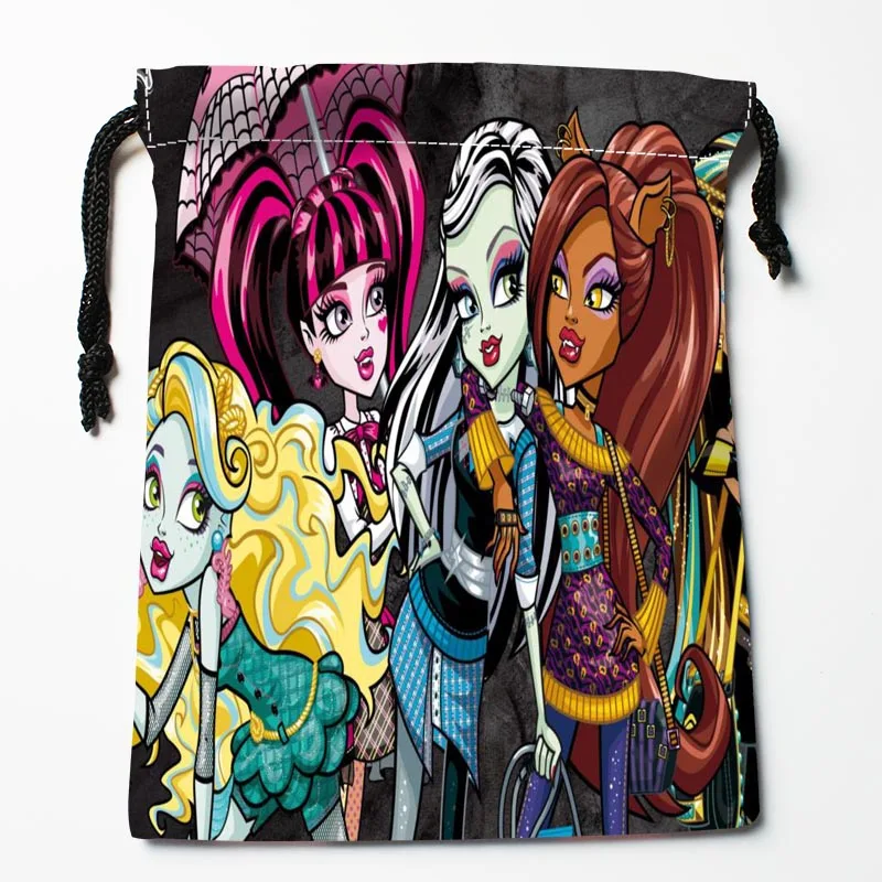 Best Monster High Drawstring Bags Custom Storage Printed Receive Bag Compression Type Size 18X22cm | Дом и сад
