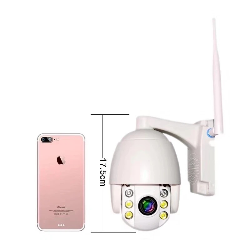 Waterproof 2MP WiFi PTZ Camera 2.7-13.5mm 5XZoom 2MP Starlight Outdoor Wireless Dome CamHi IP Security Camera with Two Way Audio5