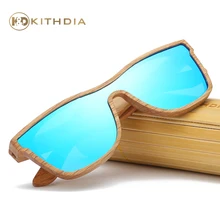 Kithdia Новое поступление солнцезащитные очки в деревянной оправе Поляризованные с бамбуковой коробкой и поддержка Прямая /предоставить фотографии# KD205