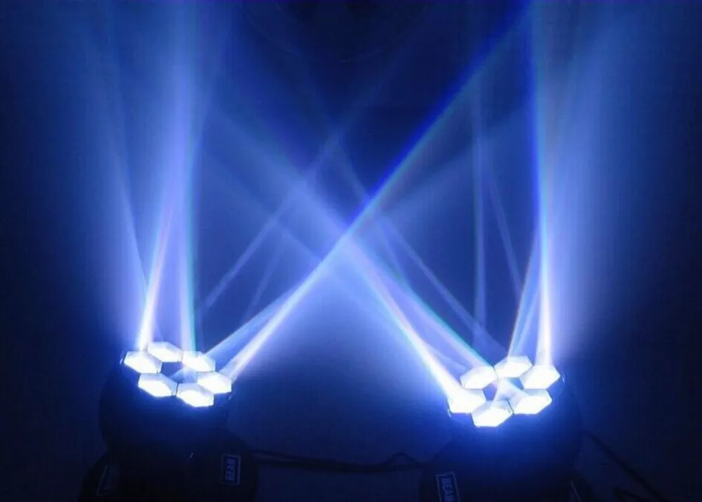 Feixe de Luz em Movimento Led Mini Abelha Efeito Olho Led da Cabeça dj Luz 6x15 w Rgbw 4in1 Led Lâmpada 10 e 15ch 7 abelha conduziu a lâmpada movente principal do