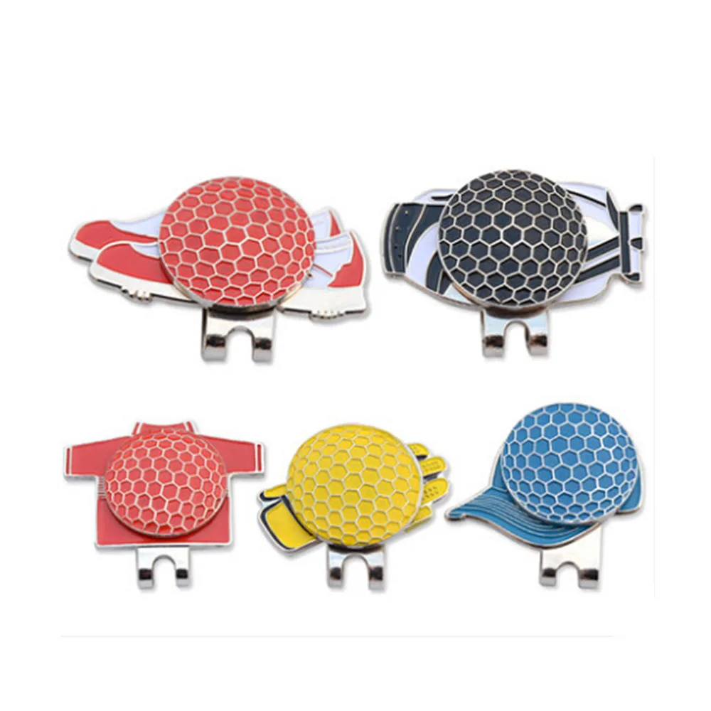 2019 NEW 5PCS Golf Cap Clip Professional Hat Clips Metal