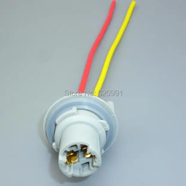 2 Stück Auto-Glühbirnen-Sockel-Halter-Sockel-Draht-Adapter  H7-Halogenlampen-Stecker-Kabelbaum