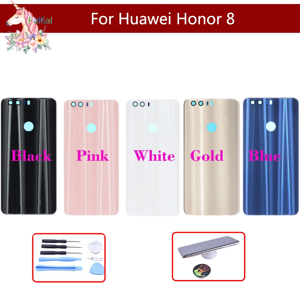 

For Huawei Honor 8 Battery Cover Back Housing Rear Door Case For Huawei Honor8 Battery Cover Panel Replacement