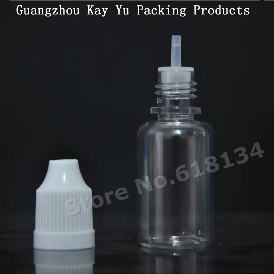 

10000pcs PET plastic dropper bottle 15ML liquid bottles with Free shipping