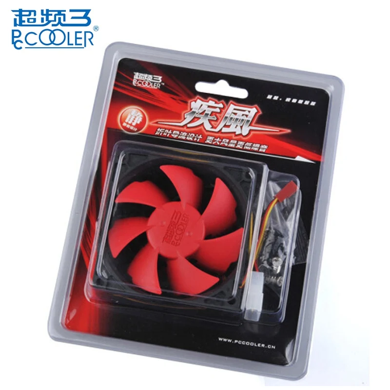 PCCOOLER F85 80 мм Ультра тихий охлаждающий вентилятор для компьютера корпус кулер