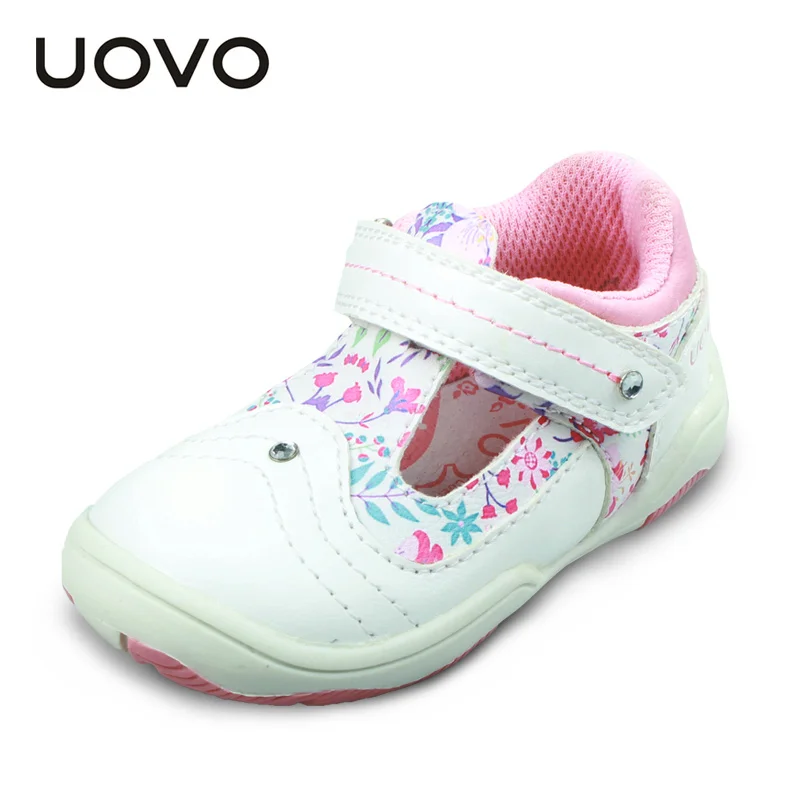 

UOVO Breathable shock absorption casual shoes for Little girls Toddler anti-slip running sneakers little kids fashion shoes