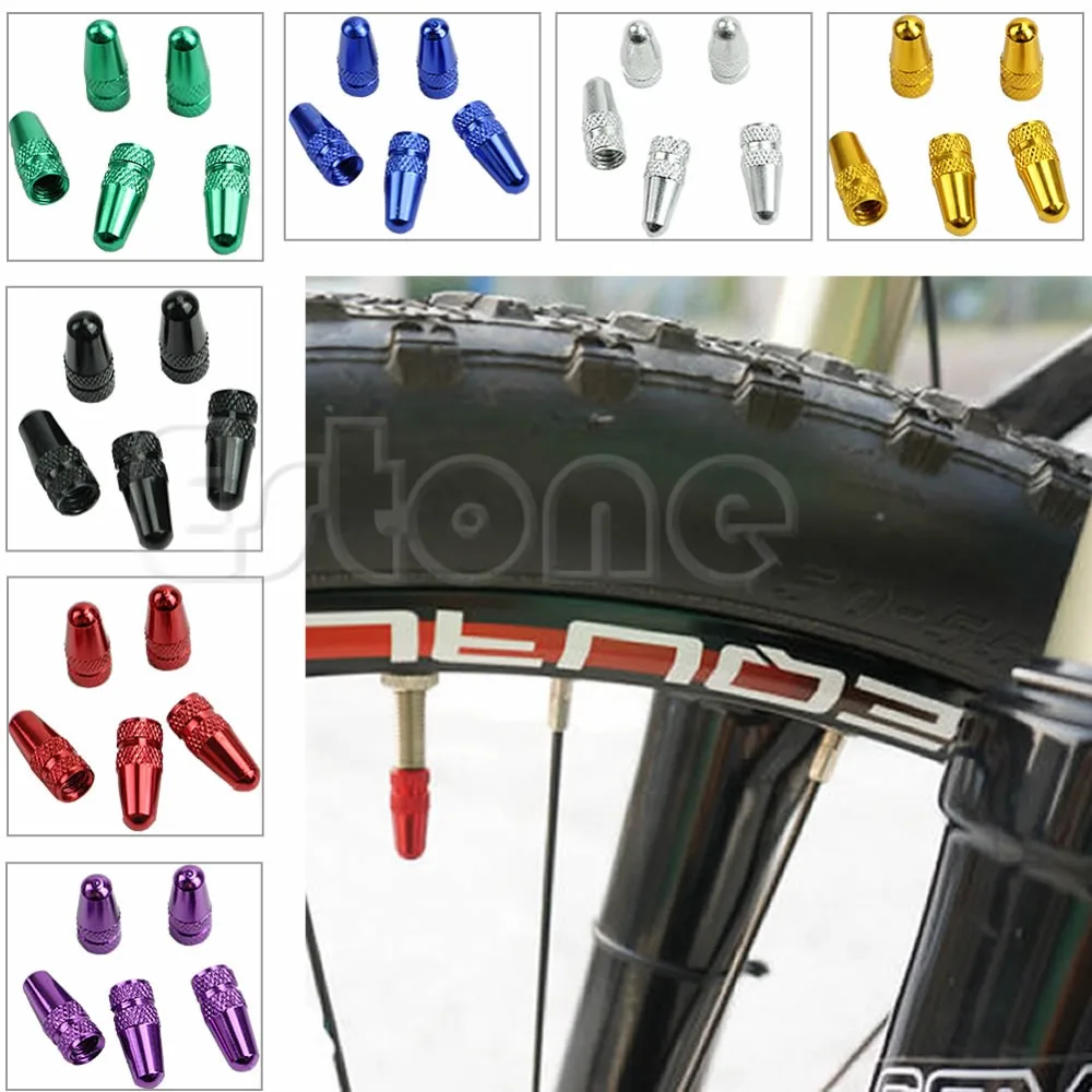 2Pcs Durable Bicycle Presta Wheel Rim Tyre Stem Air Valve Caps Dust Cover №U