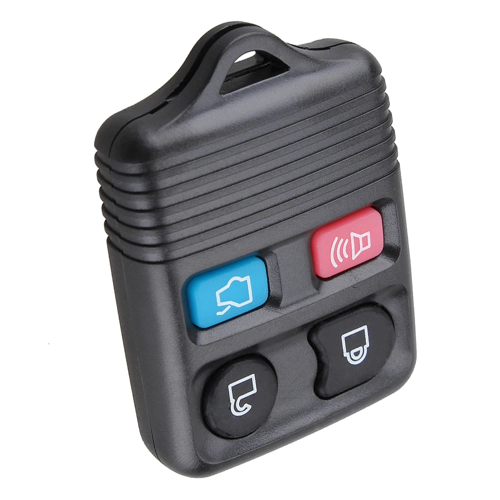 

4 Buttons Black Car Keyless Entry Replacement Key Remote Fob Shell Case Suitable for Ford