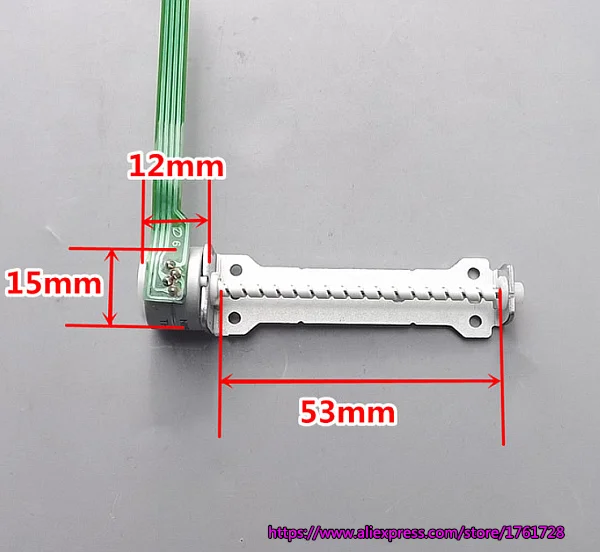 Brand new 15mm stepping motor 2-phase 4-wire stepper with screw rod angle 18~ | Обустройство дома