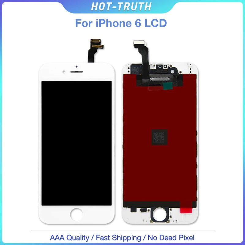 US $650.00 50PCSLot DHL Free Shipping AAA Top Quality Screen For iPhone 6 LCD Display Digitizer Touch Screen Assembly Replacement Parts