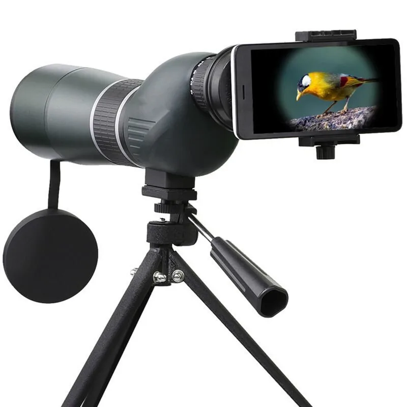 

New Arrival 15-45x60 HD Monocular Hunting Optic Zoom Len Eyepiece Telescope for Bird Watching Hiking Viewing with Case Tripod