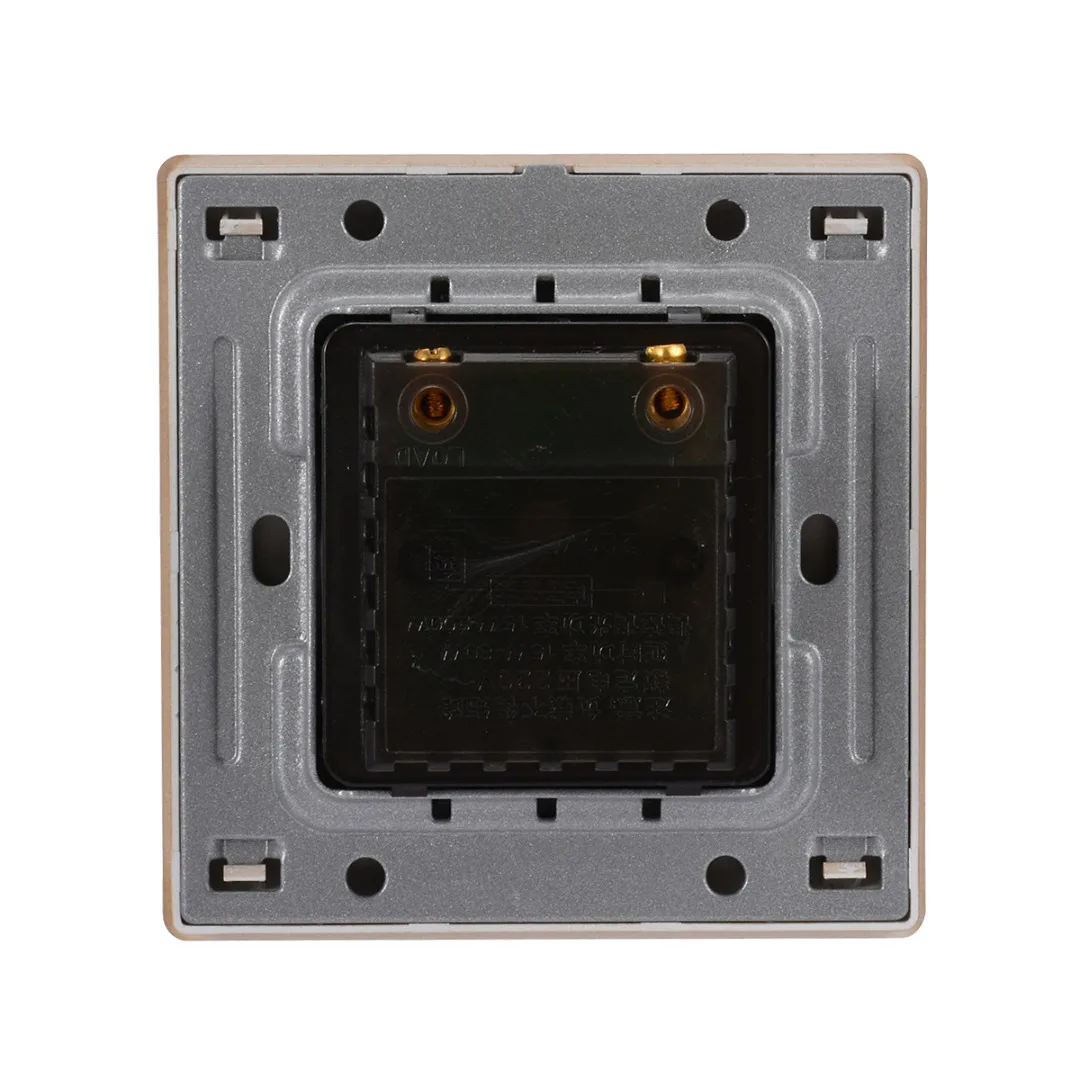 High Qualtiy AC 110~250V Led Light Control Wall Switch PC Material Panel Dimmer 86 Model Mayitr Switch Accessories Silver / Gold