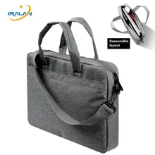 Новая сумка для ноутбука 13 14 15 дюймов Льняная сумка через плечо для компьютера Dell 15,6 Чехол Водонепроницаемая Женская Мужская сумка для ноутбука