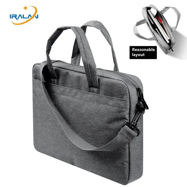 2018 New Laptop bag 13 14 15 inch linen shoulder handbag Computer for Dell 15.6 Case Waterproof Women men Notebook bag