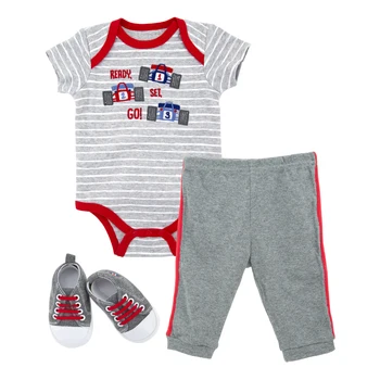 

Kavkas 2020 Fashion Newborn Infants Baby Boys Girls Rompers+Pants+Shoes Baby Pajamas Animal 100% Cotton Baby Clothes