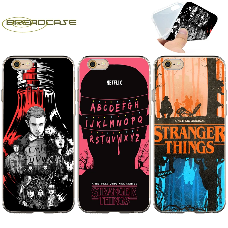 

Coque Stranger Things Light Soft Clear TPU Silicone Phone Cases for iPhone X 8 7 6S 6 Plus 5S SE 5 5C 4S 4 iPod Touch 6 5 Cover.