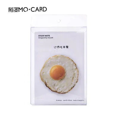 30 Sheets/pack 8 Styles Japanese Stationery Coffee Tape Eggs Bookmarks Stickers Post it Memo Pad Sticky Notes Cute Stationery - Цвет: 1 pack