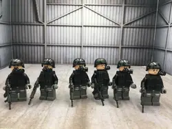 CQB Специальная Военная команда MOC DIY Военные Аксессуары для оружия Город Мини фигурки строительный блок кирпич оригинальный игрушечный