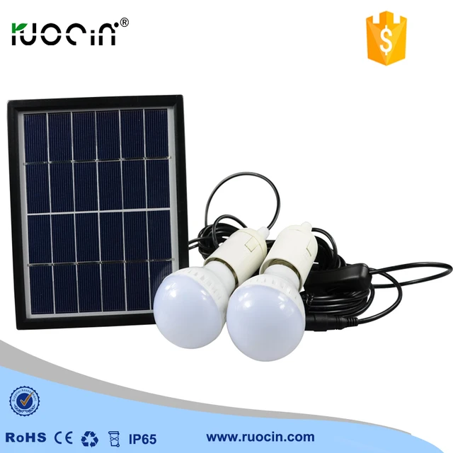 Buy Portable LED Outdoor Solar Lights System Kit