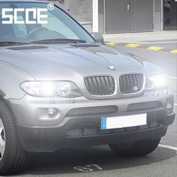 

For bmw X5(E53)(E70) SCOE 2PCS Auto Car Light High Beam Super Bright Halogen Bulb Headlight Car Styling warm white