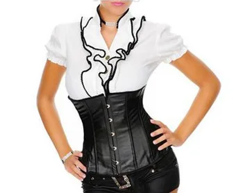 

Classic Satin Underbust Corset Women Fashion Leather Shaper Weight Loss Corset