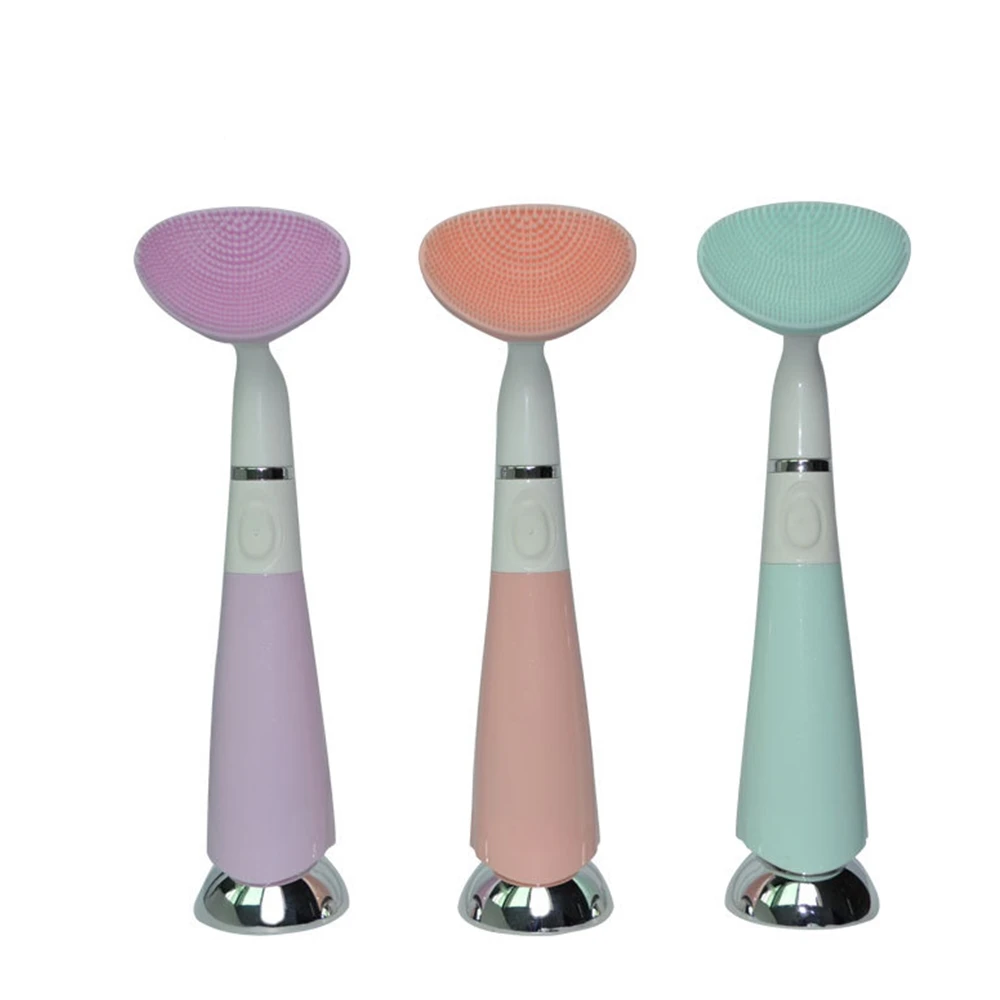 Silicone Electric Cleansing Instrument Electric Face Washing Brush