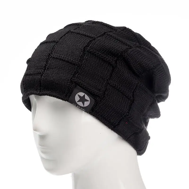 true religion skully hat New Unisex Fleece Lined Beanie Hat Knit Wool Warm Winter Hat Thick Soft Stretch Hat For Men And Women Fashion Skullies & Beanie beanie cap