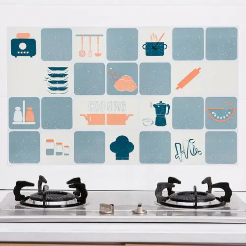 

Oilproof Removable Kitchen Mural Art Vinyl Wall Stickers Home Decal Decor DIY
