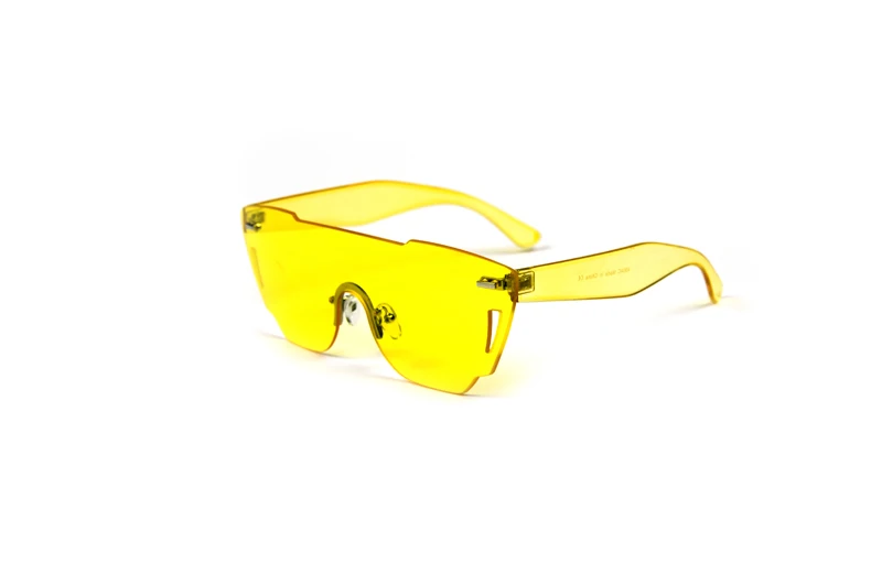 Модный бренд клевые солнцезащитные очки Для женщин солнцезащитные очки без оправы Солнцезащитные зеркальные очки Для женщин очки occhiali-да-единственным UV400 - Цвет линз: C5