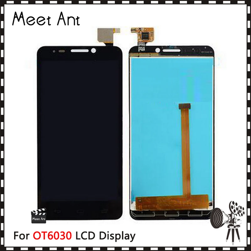 Высокое качество 4 7 ''для Alcatel One Touch Idol 6030 6030D OT6030 OT-6030X ЖК-экран с кодирующий