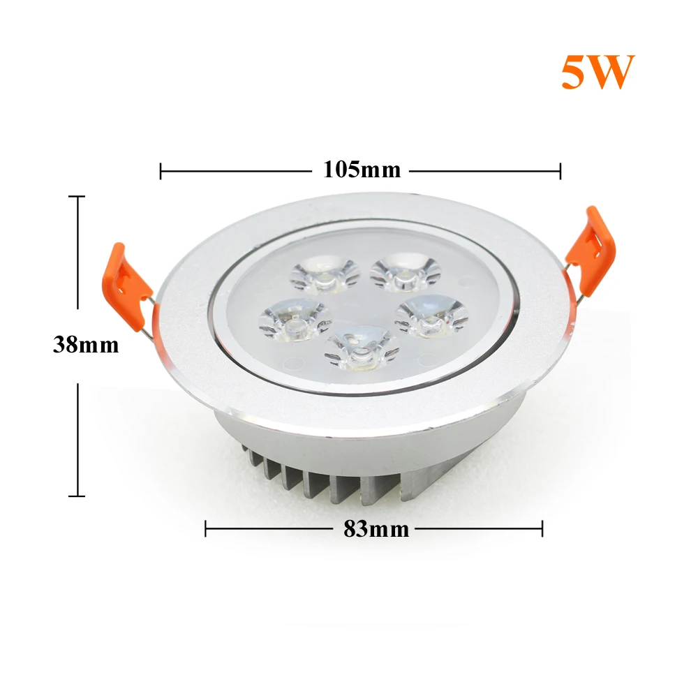led ceiling down light 5w
