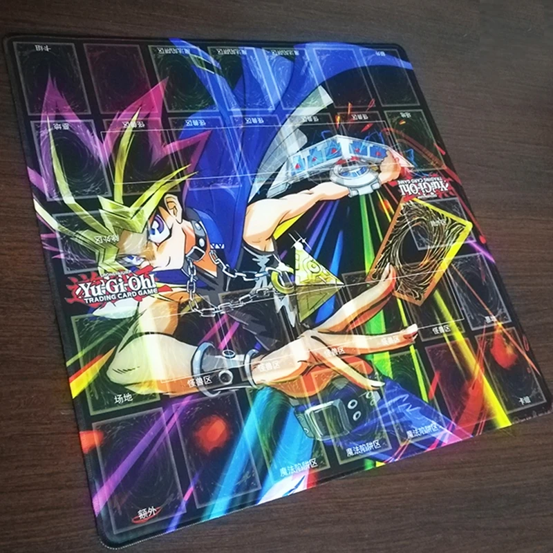 

FFFAS 55x55cm Large Japan YUGIOH Mouse Pad Mat DECK Keyboard Soft Big TCG Mat Gaming Mousepad Playmat for Game PC Laptop
