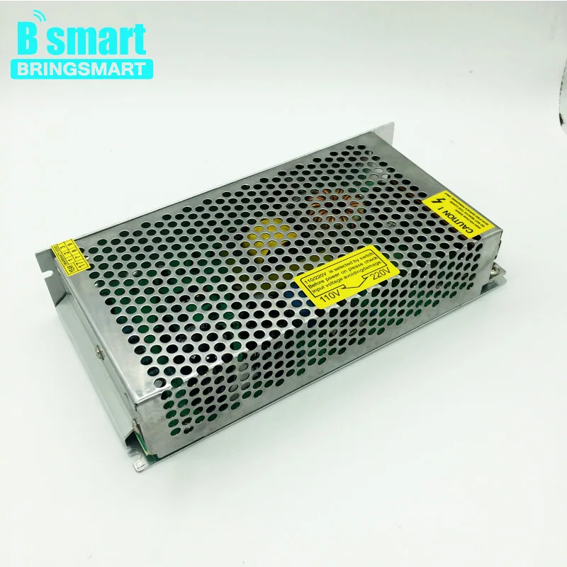 Bringsmart AC/DC трансформатор адаптер питания 2 провода выход 110v 220v до 12v 15A DC адаптер питания