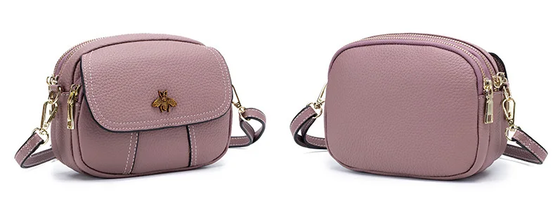 Women genuine leather crossbody bag 20-1