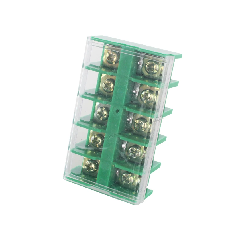 

copper 0.75-4mm2 terminal block JF5-4/5 32A/660V 67*42*32mm screw fixed din rail screw terminal with cap