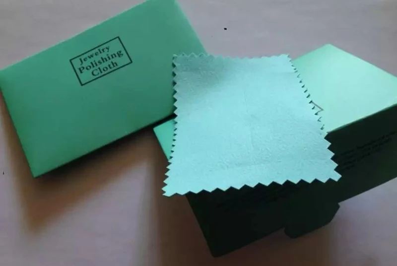 

50pcs silver polish cleaning polishing cloth package silver cleaning cloth wiping cloth silver jewellery suede maintenanc