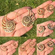 20 видов стилей, индийские, племенные, латунные серьги, висячие серьги, цветок, украшенные вихрем «цыганские» серьги для женщин, Boho, Винтажные серьги 19412