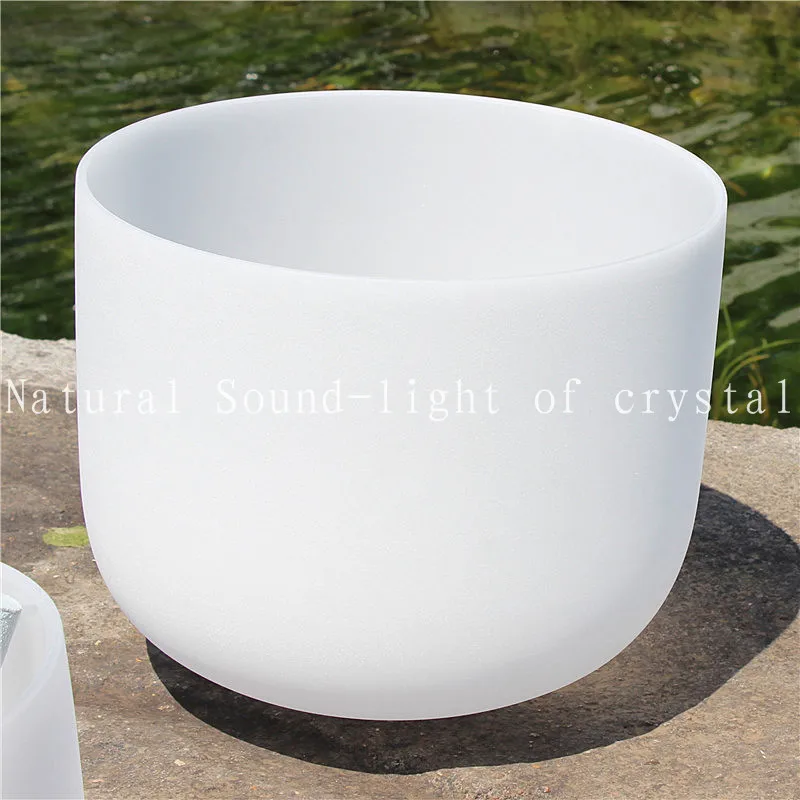 11 дюймов Note C корень чакры матового кварца кристалла Поющая чаша|bowl singing|bowl crystalbowl