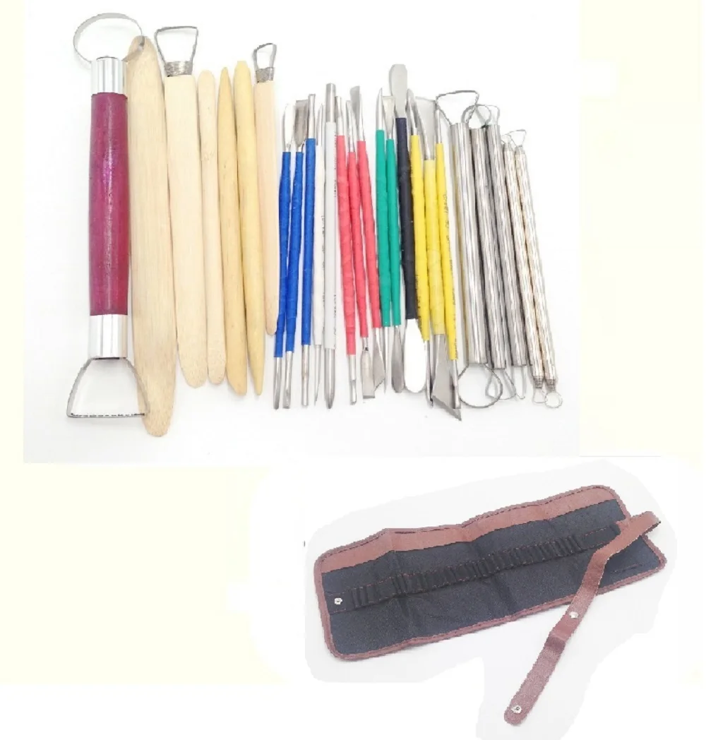 

26 pcs Perfect Pack Polymer Clay Pottery Ceramics Sculpting Modeling Handmade Tools Set Modeling Fimo Craft Paper Carving Clay