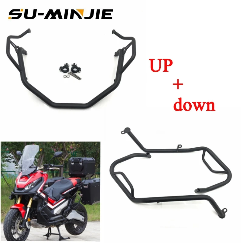 

SUMINJIECrash bars Highway Bars engine hood stunt cage For HONDA X-ADV X ADV XADV 750 2017-2018 engine protector bumpers New