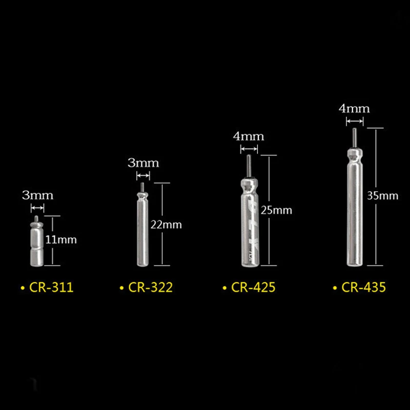 10 шт./лот CR311 322 425 435 батарея для рыбалки поплавок ночной электронный светящийся поплавок аксессуар литиевый контактный элемент FF82