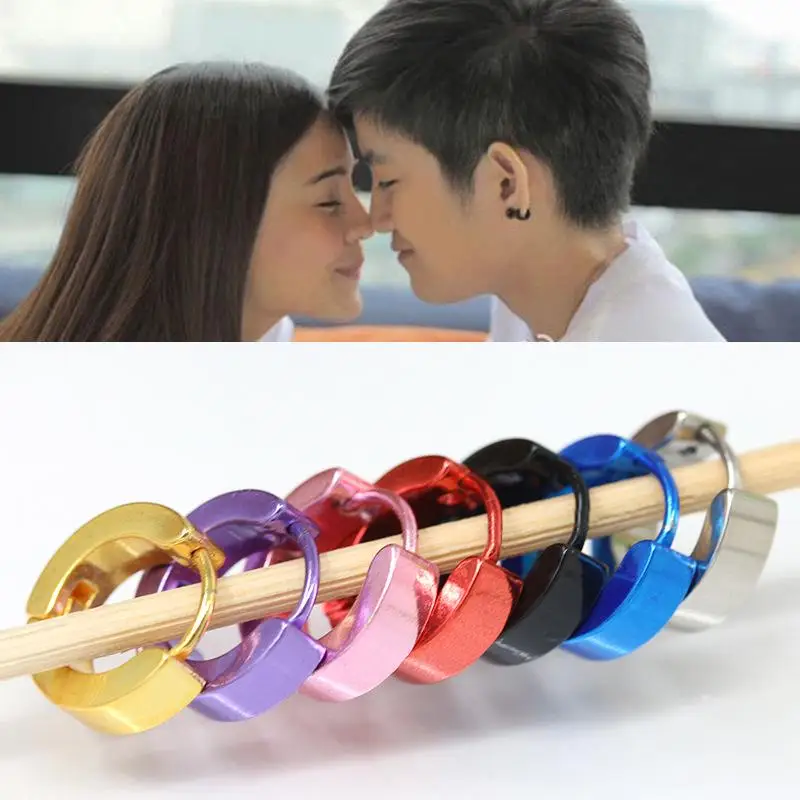 

1pc Unisex Multicolor Fashion Alloy Punk cool Earrings